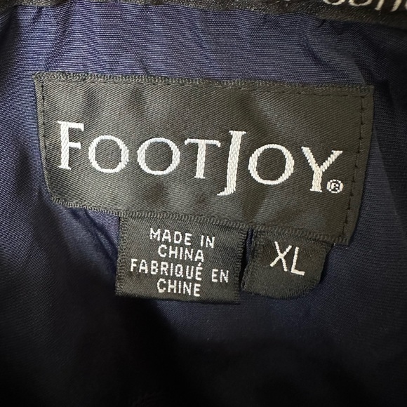 Men’s XL Vintage FootJoy‎ Golf Navy Pullover Jacket - Picture 3 of 8